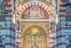 France, Provence. Marseille. Notre Dame de la Garde Interior. Art Print